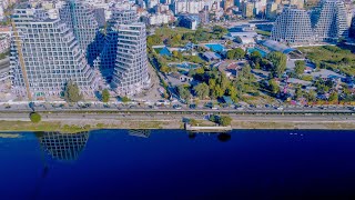 Ndërtimet tek Liqeni Artificial i Tiranës - 4K Tirana 🇦🇱