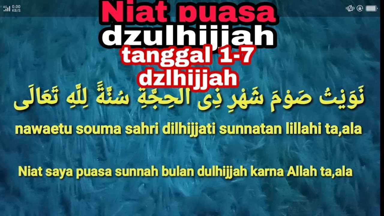 Niat Puasa 9 Dzulhijjah - Homecare24