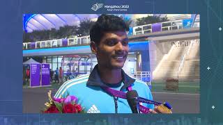 DHARMARAJ SOLAIRAJ -ATHLETICS MEN`S LONG JUMP T-64 (GOLD MEDAL) #Hangzhou2022 #AsianParaGames