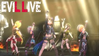 【デレステMV】EVIL LIVE　黒埼ちとせ 早坂美玲 渋谷凛 大和亜季 二宮飛鳥