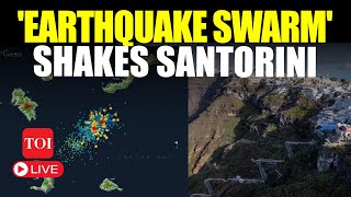 Santorini Earthquakes LIVE | AI Detects Hidden Quakes, 10 Times More Tremors | Emergency In Greece