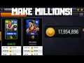 HOW TO MAKE MILLIONS OF COINS IN NBA LIVE MOBILE 20!!!