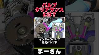 バルブクリアランスを解説　【まーさんガレージ　切り抜き】