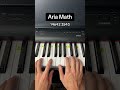 Aria Math - Minecraft Theme Easy Piano Tutorial #piano #minecraft #easy