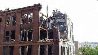 Hanley Furniture Co - Demolition (July 3, 2017) Downtown Rockford, IL - USA