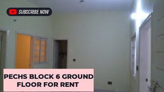 PECHS BLOCK 6 NEAR AMBALA BAKERY PORTION FOR RENT GROUND FLOOR