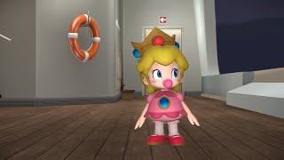 Baby Peach on Creepy Ship