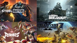 🔴LIVE- GAMES GAMES GAMES! Variety Gaming #gaming #steelhunter #arenabreakout #helldivers2 #chill