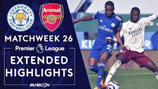 Leicester City v. Arsenal | PREMIER LEAGUE HIGHLIGHTS | 2/28/2021 | NBC Sports