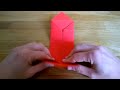 come fare una scatolina origami utilizzando un foglio quadrato