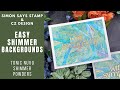 Dreamy Leaves Sympathy Cards | Nuvo Shimmer Powders | Simon Says Stamp