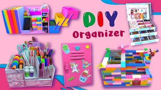 5 DIY Organizer Ideas - AMAZING DESK DECOR IDEAS - Desk Organizer - Back To School Hacks and Crafts