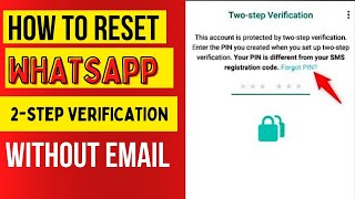 WhatsApp two step verification code problem solved | Recover hacked WhatsApp account