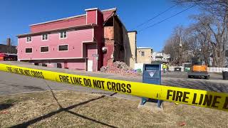 Sam's Diner Building Collapse in Holley NY