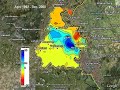 surface deformation in the zuid limburg region 2d animation