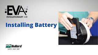 EVA Powered Air Purifying Respirator (PAPR)⎜Installing or Removing Battery