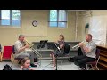 nac brass trio performing at westboro jewish montessori preschool