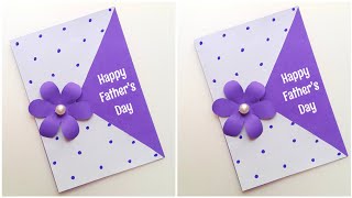 Easy Handmade Father's Day Greeting Card • how to make fathers day card • beautiful fathers day card