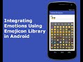 Integrating Emotions using emojicon library in Android