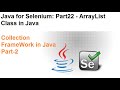 Java for Selenium | Part22 | What is ArrayList In Java?