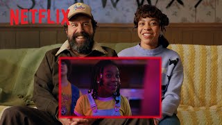 Priah Ferguson & Brett Gelman React to Erica and Murray's Argument | Stranger Things | Netflix