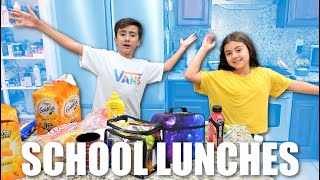 KIDS SCHOOL LUNCH IDEAS | KIDS Making and Packing their own School Lunches | A BUNCH OF LUNCHES!!!