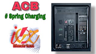 Omega ACB - Air Circuit Breaker ko ON kese karen / ACB Spring Charging kese karen