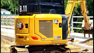 รถขุด CAT 303.5 CR NEXT GEN รถขุดรุ่นเล็กใหม่ล่าสุดจาก CAT วันนี้มาลงงานเบาๆ ทอยทรายปูบล็อคทางเดิน