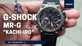 Unboxing G-SHOCK MR-G ‘Kachi-Iro”  MRGB2000R-1A