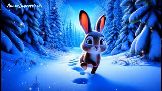 Der kleine Hase und das Reh im Winter-Zauberwald 🌟❄️✨Eine Gute Nacht Geschichte für Groß und Klein🌟✨