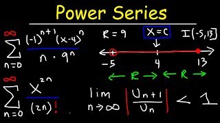 Power Series - Finding The Radius & Interval of Convergence - Calculus 2