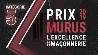 Finalistes du prix des Murus 2019 - Catégorie 5 : Restauration et Patrimoine bâti 0 à 500 000 $