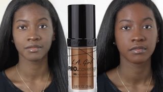 Foundation Hunt #14: LA Girl Pro Coverage Illuminating Foundation (Rich Cocoa)