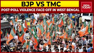 BJP, Kolkata Police Clash After Party Takes Out Manas Saha's Funeral Procession Near CM's Residence