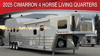 2025 Cimarron Norstar 4 Horse Living Quarters With Air Ride And Starlink