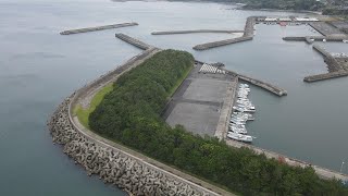 鹿児島県日置市　江口漁港で空撮！！