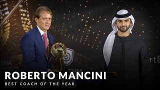 Roberto Mancini awarded Best Coach of the Year 2021
