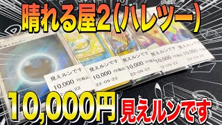 【ポケカ】ハレツーの1万円見えルンですオリパを5口買ってきたシングル買い禁止男