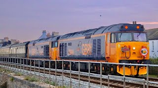 The Mazey Day Railtour! 50007 + 50049 Thundering Through Starcross - 18/9/21