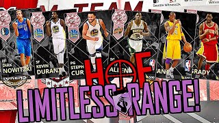 FULL LIMITLESS RANGE GOD SQUAD GAMEPLAY!!! THE BEST 3PT SHOOTERS OF ALL TIME!!! (NBA2K18)