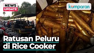 Heboh, Wanita Bawa Ratusan Peluru di Rice Cooker