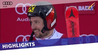 Marcel Hirscher in a class of his own in Giant Slalom at Alta Badia | Highlights