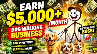 🐕 Earn $2000–$6000/Month Walking Dogs & Cats in USA (Full Guide) 🦮