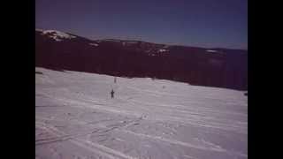 Mountain Ilgaz skiing in Turkey