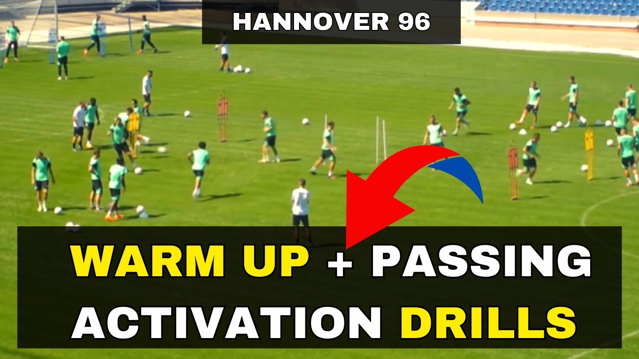 Warm Up + Passing Activation Drills / HANNOVER 96 - YouTube