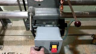 3HP Treadmill Motor with Speed Controller on ShopSmith 10ER