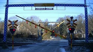 Spoorwegovergang Höör (S) // Railroad crossing // Järnvägsövergång