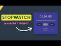 Create Stopwatch using html css and javascript. #javascript #html #css #codingbuddha