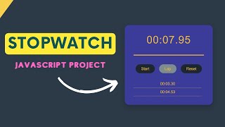 Create Stopwatch using html css and javascript. #javascript #html #css #codingbuddha