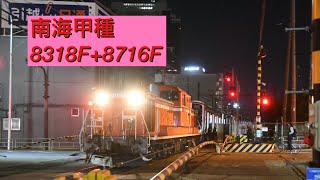 2022年1月20日 南海甲種輸送　DD51-1192+8318F+8716F